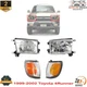 Headlight Head Lamp Corner Light Kit RH and LH Pair For 1999-2002 Toyota 4Runner