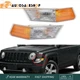Pair Turn Signal Directional Lamp Front Set Parking Light For 07-17 Jeep Patriot
