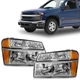 Headlight Kit Driver and Passenger Side For Chevrolet Colorado 2005-2008