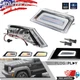 For 08-12 Jeep Liberty Clear Switchback LED Turn Signal Blinker Corner Lights 2X