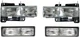 Headlights For 1995-1999 Chevy GMC Truck Tahoe Suburban Yukon Turn Signals