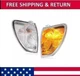 Front Pair Corner Lights Lamps For Toyota Land Cruiser 1998-2004 81520-60350
