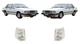 VOLVO 940/960 1990 - 1994 FRONT TURN SIGNAL INDICATOR WHITE PAIR SET NEW