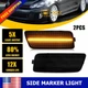 Amber LED Side Front Marker Lights Signal For 2010-14 Volkswagen VW MK6 Golf/GTI