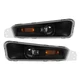 Pair Black Parking Lamps For Ford Mustang GT 2005-2009 Turn Signal Lights W/Bulb