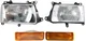 Headlight Assembly for Toyota T100 1993-1998, Right (Passenger) and Left