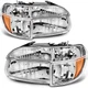 Headlight Assembly Compatible with 1995-2001 Ford Explorer/1997 Mercury Mountain