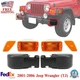 Front Bumper Ends Set + Signal & Side Marker Lamps For 2001-2006 Wrangler (TJ)