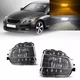 LED Amber Front Fog Lamp w/White DRL For LEXUS GS Series 2006-2011 GS300 GS350