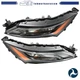For Nissan Rogue 2021-2023 LED DRL Halogen LH + RH Side Turn Signal Lights Lamp
