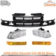 Headlight With Grille Turn Signal Kit For 1998-2004 Chevrolet S10 98-05 Blazer