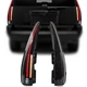 For 2007-2014 Yukon Suburban Tahoe SMOKED LED Tail Lights Escalade Style Pair