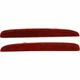 Rear Bumper Reflector Driver & Passenger Set Fits 2017-21 Honda Civic Hatchback