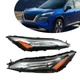 RH+LH Daytime Running Lights Halogen w/LED DRL For Nissan Rogue S SL SV 21-23