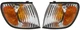  Driver and Passenger Side Corner Light For Toyota Sienna 2001-2003
