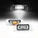 Pair White LED License Number Plate Light Lamp For Mercedes-Benz W164 X164 W251