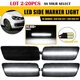 2-20X For 2010-14 VW Volkswagen MK6 Golf GTI White LED Signal Side Marker Light