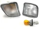Pair Front Clear Signal Bumper Lights for 98-00 Toyota Tacoma 4WD / PreRunner
