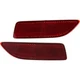 Bumper Reflector Set For 2011-2013 Toyota Corolla Rear Driver and Passenger Side