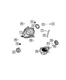 FIAT OEM 13-18 500 Front Lamps Signal Lamps-ParkTurn Lamp 68172247AA
