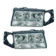Headlights Front Lamps Pair Set for 97-99 Cadillac Deville Left & Right