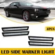 For 2008-2014 Dodge Challenger 11-14 Charger Smoked LED Side Marker Lights
