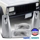 For 84-96 Jeep Cherokee Clear Lens Corner Turn Signal Lights+Bumper Lamps Pair