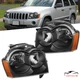 Box(2)  Black Headlights Kits For 2005-2007 Jeep Grand Cherokee Sport Utility