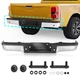 Rear Steel Bumper Replacement w/Sensor Holes Steel Fits 2009-2014 Ford F150