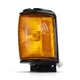 For 1984-1986 Toyota Pickup Park Signal Light Driver Side Black TO2520158