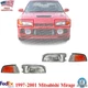 Front Headlight + Corner Light Left & Right Side For 1997-2001 Mitsubishi Mirage