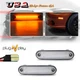 Amber LED Clear Front Side Marker Signal Lights For 1990-2005 Mazda Miata MX-5