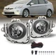 For 2010 2011 Toyota Prius Fog Lights Front Bumper Lamps Wiring Switch Kits Pair
