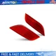RED LED REAR BUMPER REFLECTOR BRAKE LIGHTS FIT 13-15 SUBARU XV CROSSTREK 2-20X
