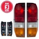 TOYOTA LAND CRUISER FJ70 FJ73 FJ75 HJ75 OEM REAR TAIL LIGHT LAMP SET LENS LH RH