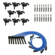 NGK 8 Ignition Coil Wires 16 Iridium Spark Plugs Kit For Durango Ram 1500 5.7 V8