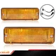 1Pair Turn Signal Light Lamps Plastic Fit For 1984-89 Toyota Pickup Left & Right