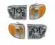 For 1998-2001 Mercury Mountaineer Front Headlight & Corner Light Pair Set of 4