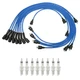 NGK Wire Set & 8 Iridium IX Spark Plugs Kit for Bel Air Biscayne Caprice 7.0L V8