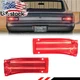 2X Full Red LED Tail Brake Light Lamp Lenses For 1966 Chevy Chevelle & Malibu
