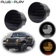 For 07-18 Jeep Wrangler JK US Flag Style Dual-Color LED DRL / Turn Signal Lights