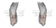 SIDE/PAIR for 2015 - 2016 Toyota Camry Turn Signal Light Assembly Replacement