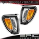 2001-2004 TOYOTA TACOMA Chrome Trim Park Turn Signal Lights - Left Right Pair