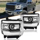 W/ DRL Projector Headlights For 2014-2015 GMC Sierra 1500 15-19 2500HD 3500HD