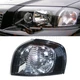 For Volvo S80 Front Left Turn Signal Corner Light Black Background, 2 Bulb Hole