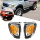 For Toyota Tacoma 2001-2004 Pickup A pair Turn Light Corner Light Plating Frame For Toyota Tacoma 2001-2004 Pickup A pair Turn Light Corner Light Plating Frame
