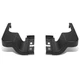 For 17-22 Ford F-250 F-350 Super Duty Textured Black Rear Bumper End Caps Set