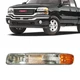 For 1999-2007 GMC Sierra 1500 2500 Yukon Turn Signal Corner Parking Light Driver