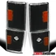 Fit 88-93 Chevy GMC C/K Silverado Sierra Yukon Black Corner Lights Lamps+Amber