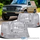 Fits Ford 98-00 Ranger Clear Headlights+Corner Turn Signal Lights Bumper Lamps